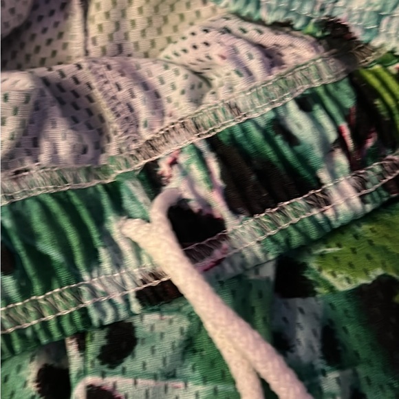 Eric Emanuel Green and Black Men Shorts - Picture 7 of 7